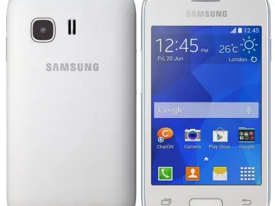 Samsung Galaxy Young 2 White 3D model
