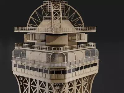 Eiffel Tower 3d Model 3D model