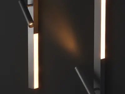 Hello wall lamp 3D model