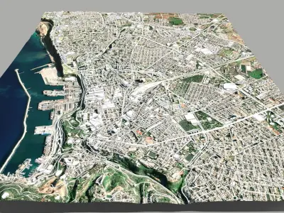 Cityscape Oran Algeria 3D model