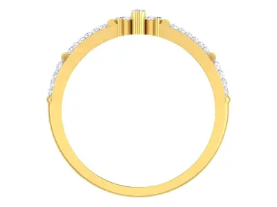 Solitaire Engagement Wedding Ring 3dm STL OBJ FBX Render Details 3D print model purchase