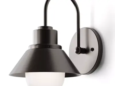 Rockport Coastal Outdoor Sconce 3D model