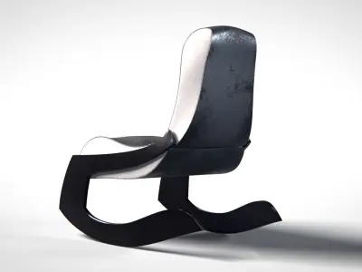 Chair Unit 1000 PBR Low-poly 3D model