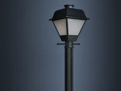Street lamp AEL AVP series Valiant 3D model