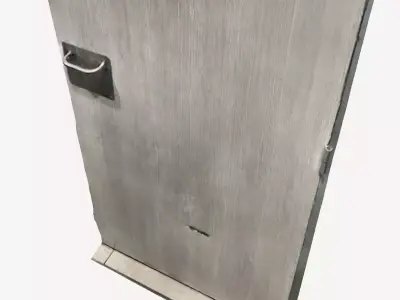 White Door 3D print model