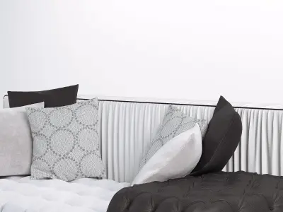 Pirlo sofa Low-poly 3D model