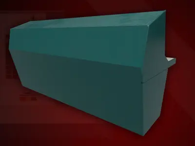 Space Exploration Control Center - Apollo Flight Controller Low-poly 3D model