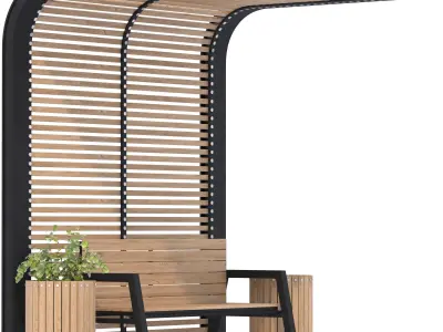 Urban Furniture 08 3D model