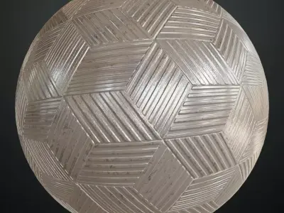 Silver Metal Plate Rusted PBR Seamless Texture