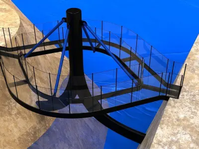 Bridge design Free 3D model