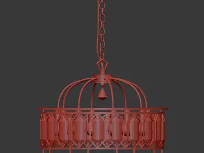 Crystal Pendant 3D model