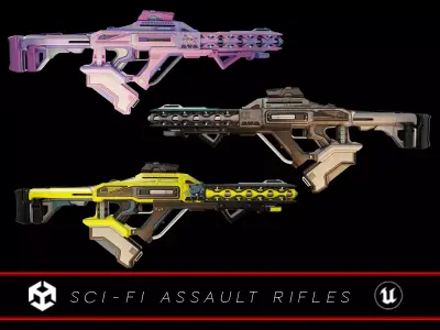 Sci-Fi Assault Rifle Pack 