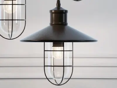Hanging lamp Romatti Castle color 3D model