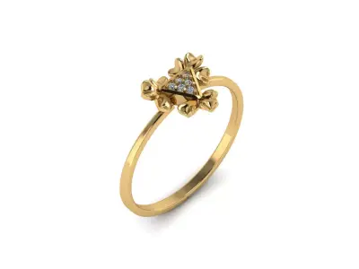 Jewelry Diamond Light Ring 12 3D print model