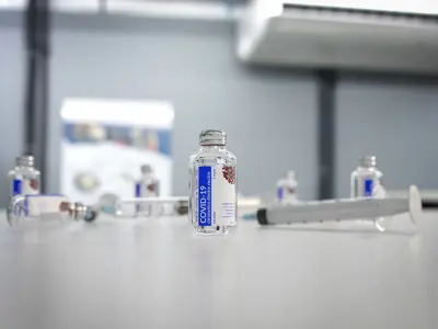 COVID-19 Corona virus vaccine  3D model