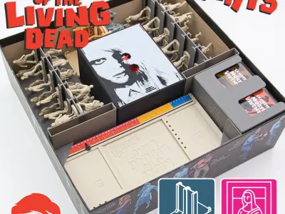 NIGHT OF THE LIVING DEAD INSERTS ORGANIZER BY AM-MEDIA  3D print model