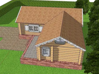 Creative Design-Holiday Cabin-068 3D model