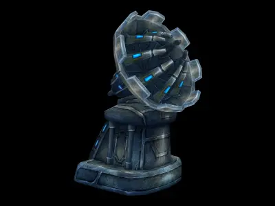 Machinery - radar 01 3D model