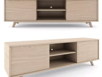 Wpro Marte TV bench 3D model