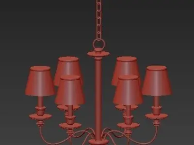Visual Comfort Chandelier 3D model purchase