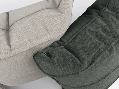 Pillow three pillows 3D model