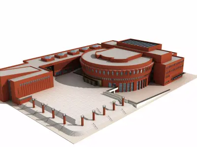 New Tsinghua Auditorium 3D model