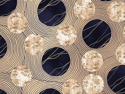 Concentric Circles Polka Pattern Texture  Texture