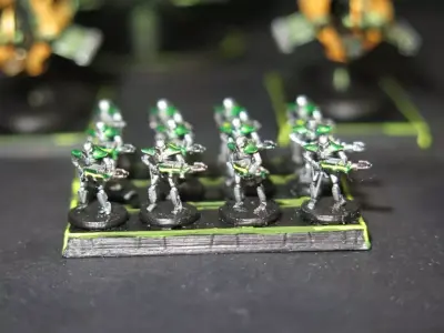 EPIC - ARMAGEDDON SET 24- XenoCyborg FORCE set 13 Soldiers 3D print model