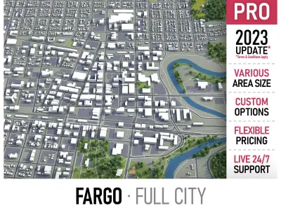 Fargo  Low-poly 3D model