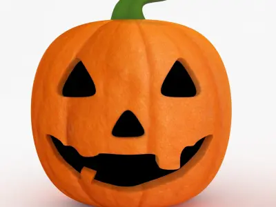 3D model Halloween pumpkins 3D model