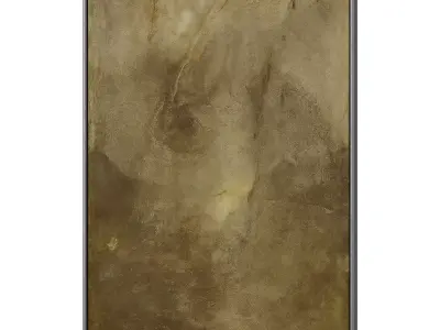 Set of 3 Abstract Paintings in Frames 3D model 133