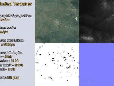 Zaoyang China City Landscape 3D Model 3D model