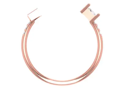 Women Light Weight Band Ring 3D print model shop