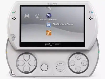 Sony PSP Go N1008 Low-poly 3D model