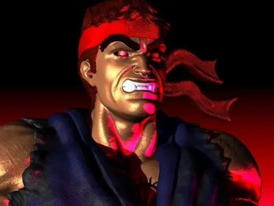 EVIL RYU STREET FIGHTER 3D print model