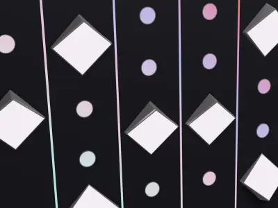 Stage-Lighting wall lights and diamonds Free 3D model