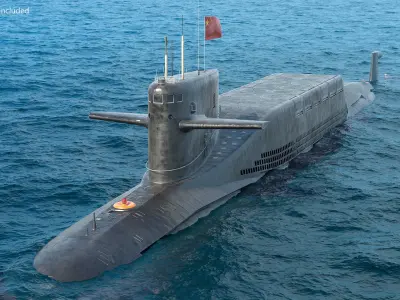  Jin Class Ballistic Missile Submarine Type 094 
