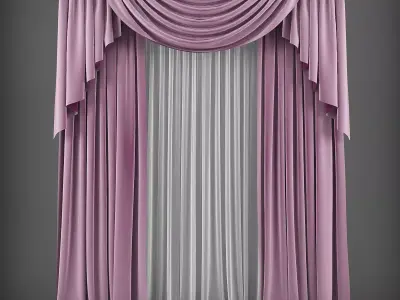 Curtain 3D model 24 3D model