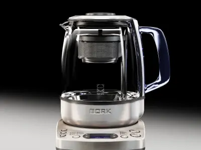 Bork K810 electric kettle Low-poly 3D model