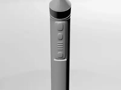 Baby Nasal Aspirator 02 3D model