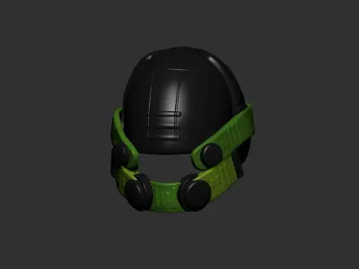 helmet high poly sculpt 3d printable  3D model 171