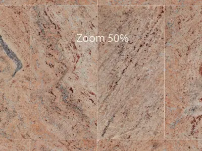 Seamless red marble masonry material - 7k Texture
