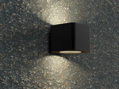 Terrazzo Multicolor Black Texture
