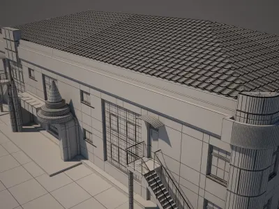 Kindergarden preschool 3D model