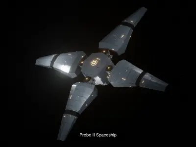 Spaceship Bundle - Low-poly 3D Model Pack