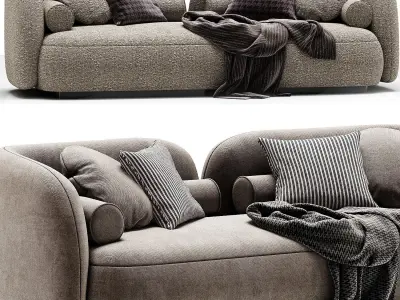 Nordic Sofa by Leader 3D model