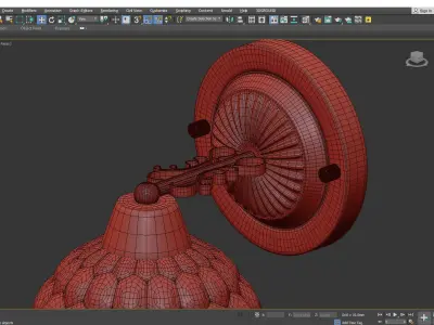 Malina Arte Lamp Low-poly 3D model