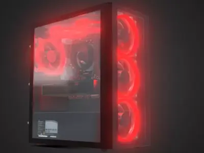 Gaming PC 3D model