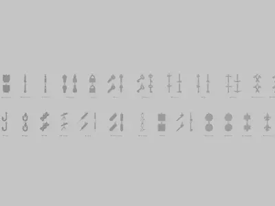 Arcane Machines Pendant Pack Original Blend STL Collection 3D print model