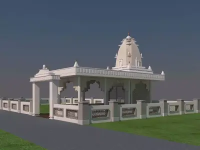 Temple 3D model